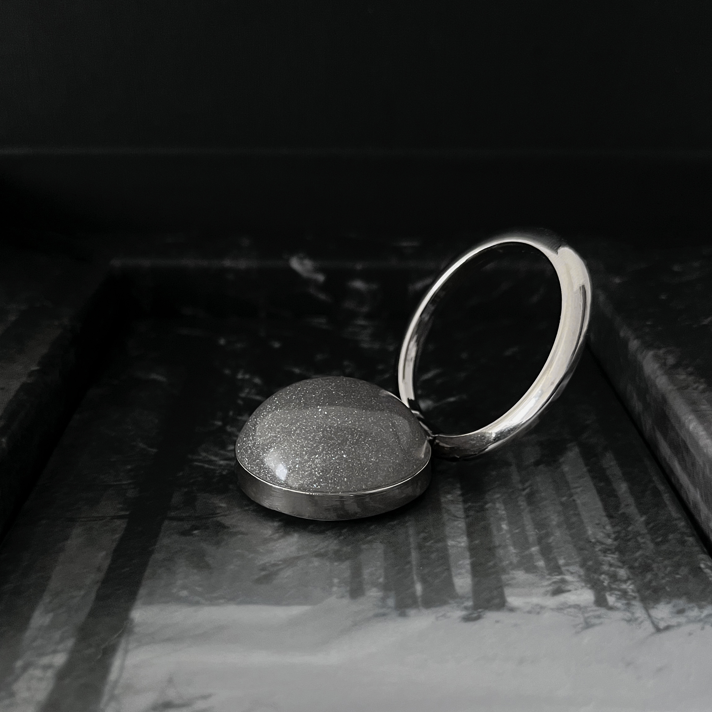 Pearl Grey Ring